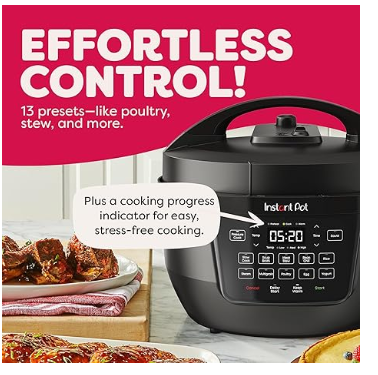 Best Instant Pot Duo 7-in-1 Pressure Cooker for Every Kitchen Size (3QT~8QT)