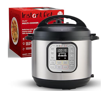 Best Instant Pot Duo 7-in-1 Pressure Cooker for Every Kitchen Size (3QT~8QT)