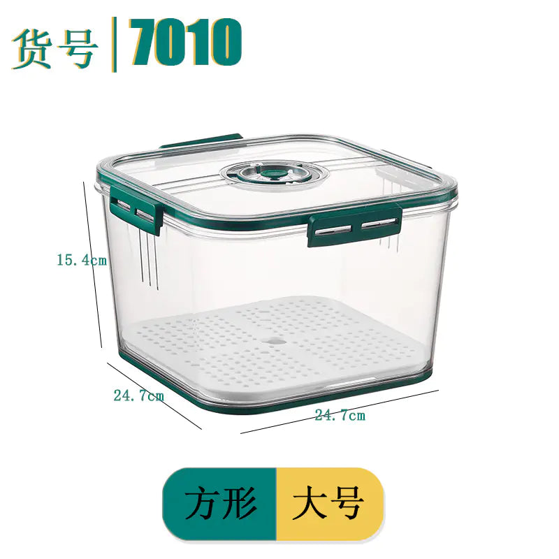 PET Refrigerator Storage Box Set – Airtight Freezer-Safe Kitchen Containers