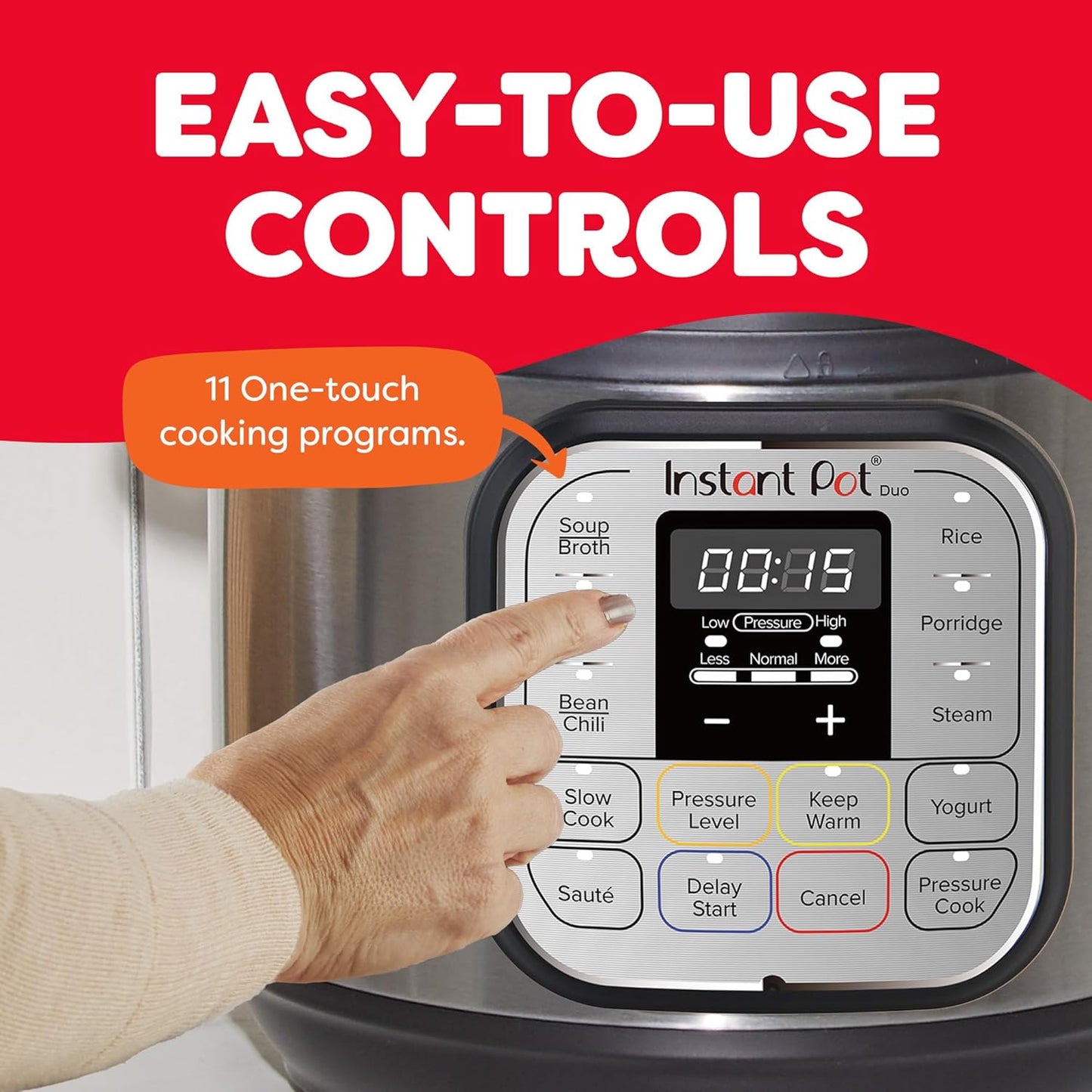 Best Instant Pot Duo 7-in-1 Pressure Cooker for Every Kitchen Size (3QT~8QT)