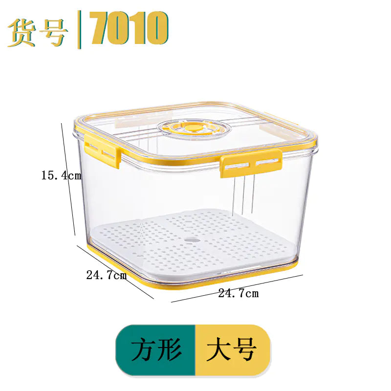 PET Refrigerator Storage Box Set – Airtight Freezer-Safe Kitchen Containers