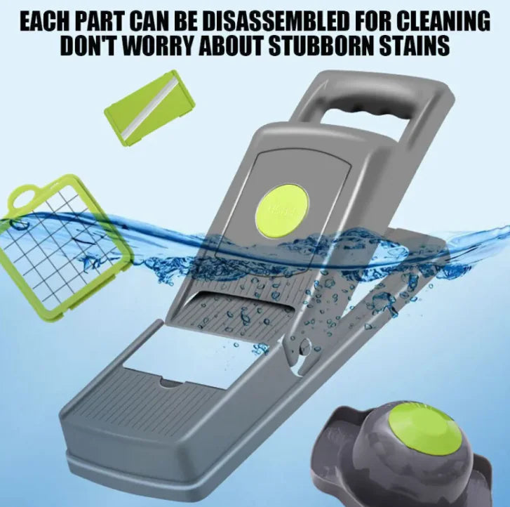 Kitchen Food Prep Made Easy: 15-in-1 Vegetable Slicer Dicer & Multi-Function Cutter