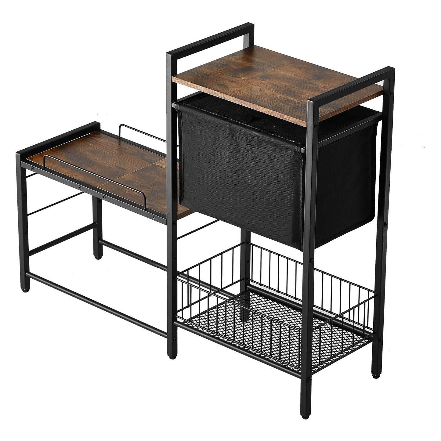 Pet Feeding Station with Storage – Elevated Dog Food & Toy Organizer