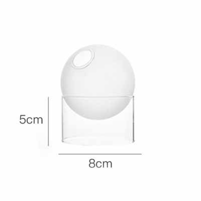 Creative Colorful Glass Bubble Vase – Modern Spherical Borosilicate Decoration
