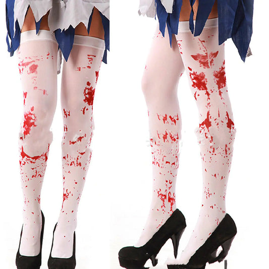 Premium Bloody Prop Socks for Halloween, Masquerade & Costume Accessories