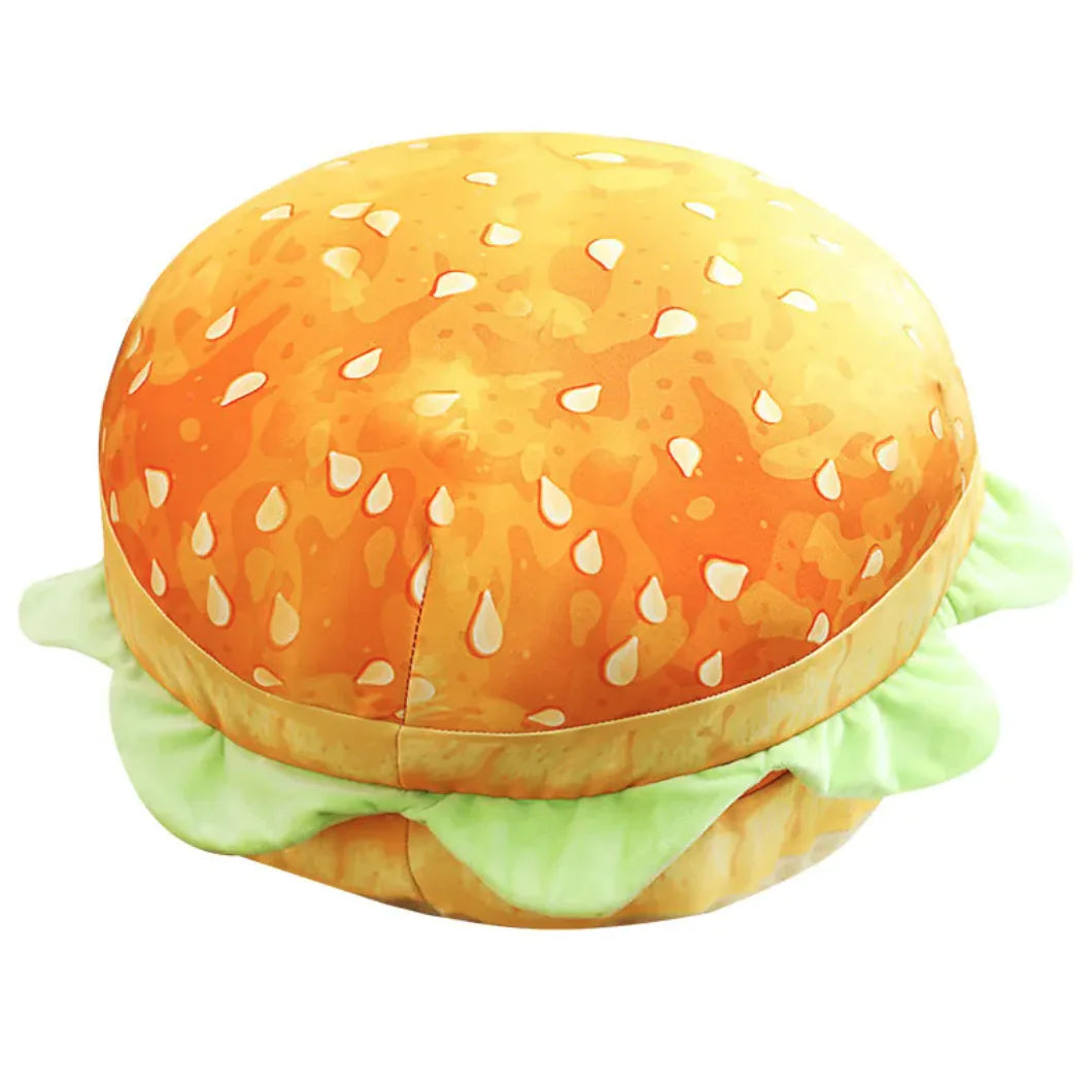 Hamburger Cushion | Fun Food Shaped Chair & Floor Pillow for Home Decor