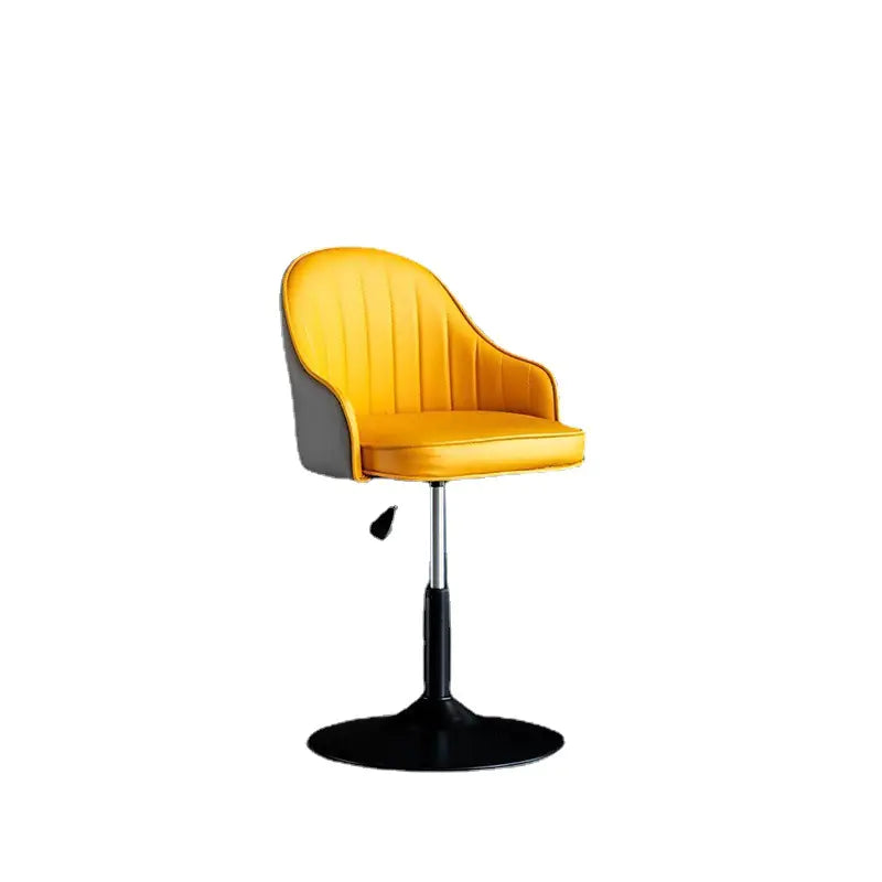 Luxury Modern Bar Chair | Adjustable Height Swivel Stool with Comfortable Backrest