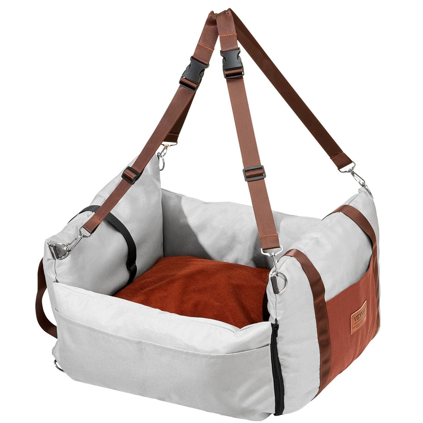 Dog Booster Car Seat – Pet Travel Seat for Small Dogs up to 25lbs