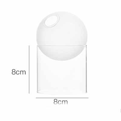 Creative Colorful Glass Bubble Vase – Modern Spherical Borosilicate Decoration