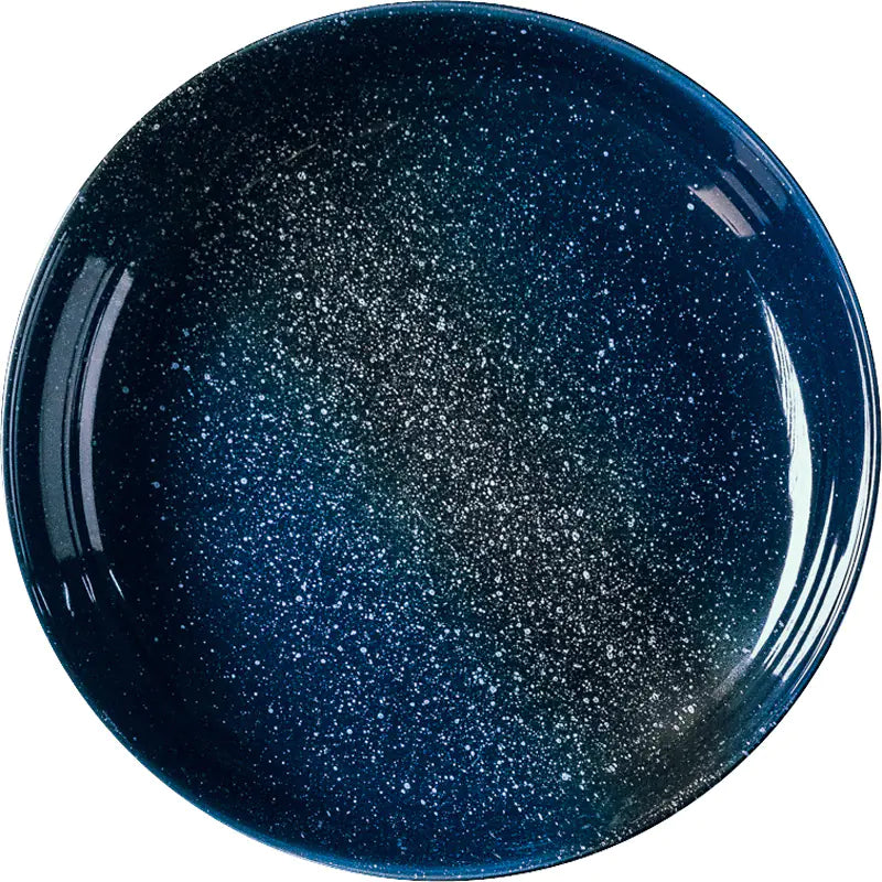 Large Capacity Dinner Dish (8″ & 10″) Microwave & Dishwasher Safe Ceramic Tableware