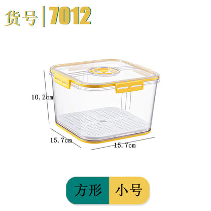 PET Refrigerator Storage Box Set – Airtight Freezer-Safe Kitchen Containers