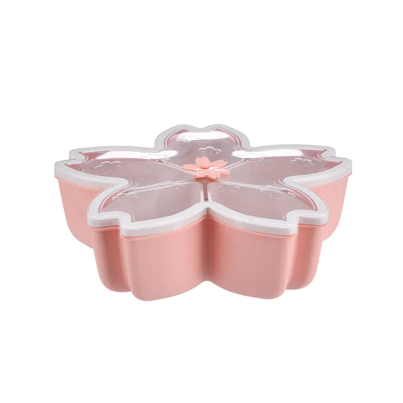 Creative Cherry Blossom Snack Storage Box with Lid