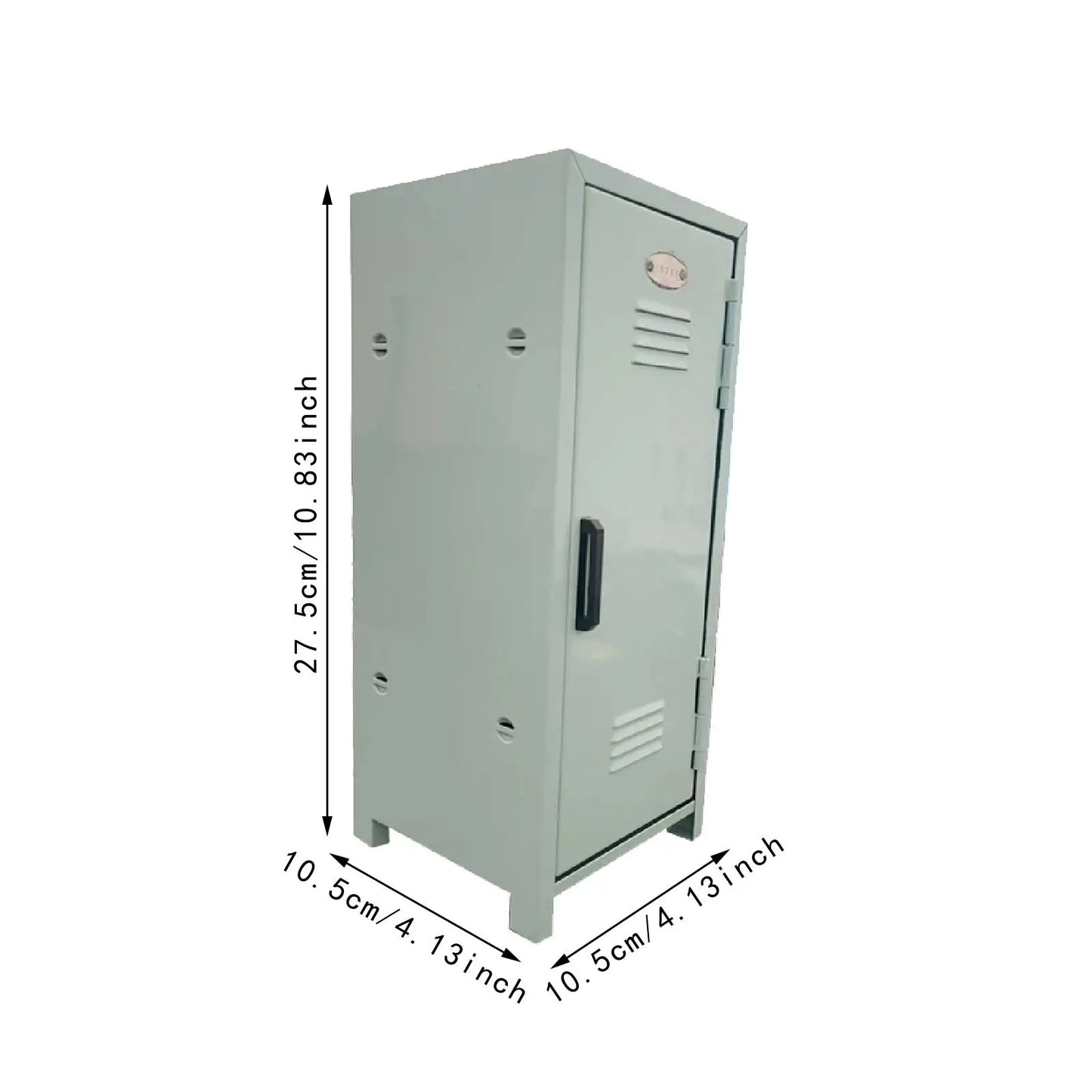 Mini Locker Cabinet Stackable Storage Bin Small Makeup Storage Cabinet Mini Locker Box for Bedroom Apartments Paper Money