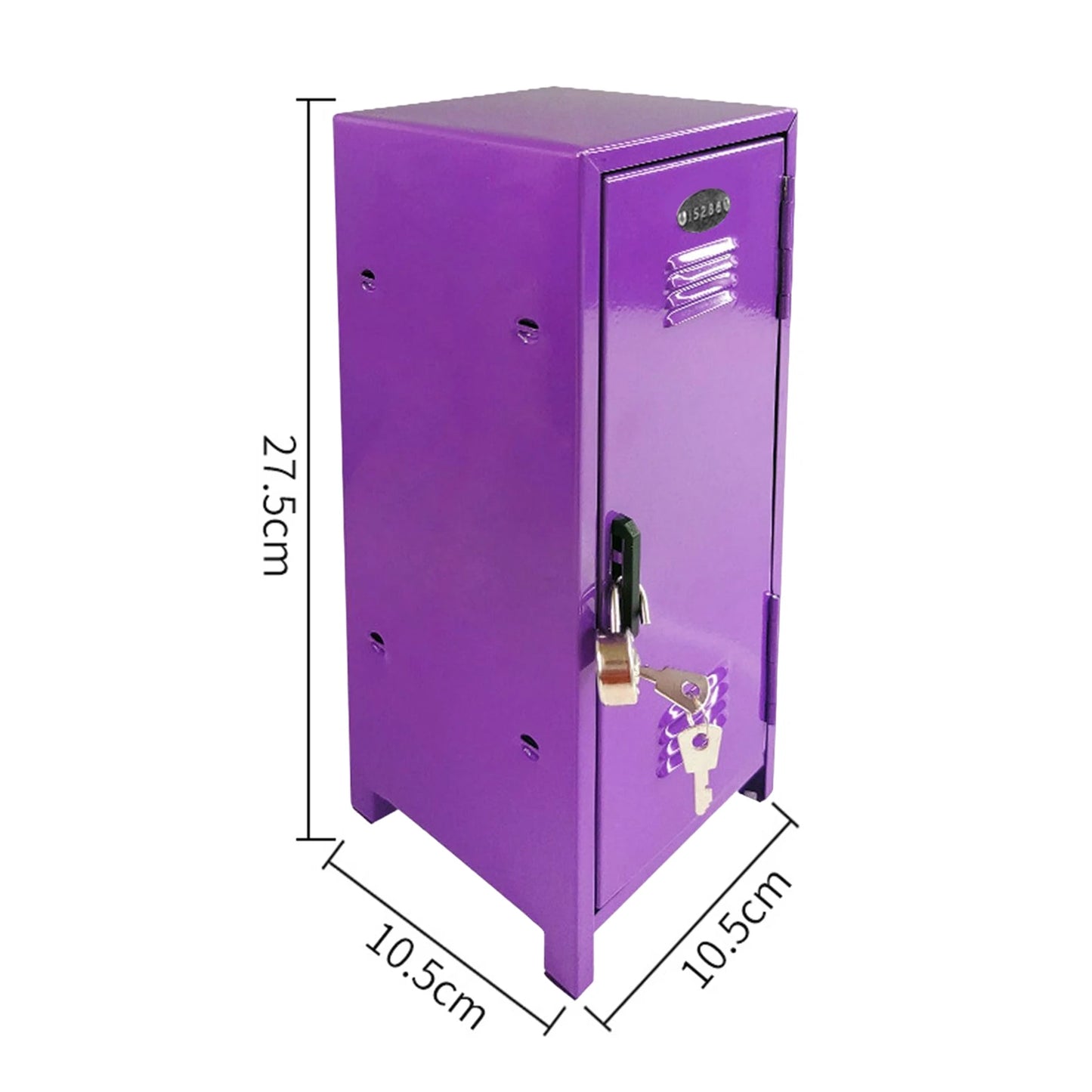 Mini Locker Cabinet Stackable Storage Bin Small Makeup Storage Cabinet Mini Locker Box for Bedroom Apartments Paper Money