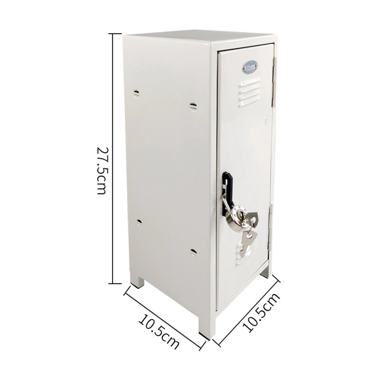 Mini Locker Cabinet Stackable Storage Bin Small Makeup Storage Cabinet Mini Locker Box for Bedroom Apartments Paper Money