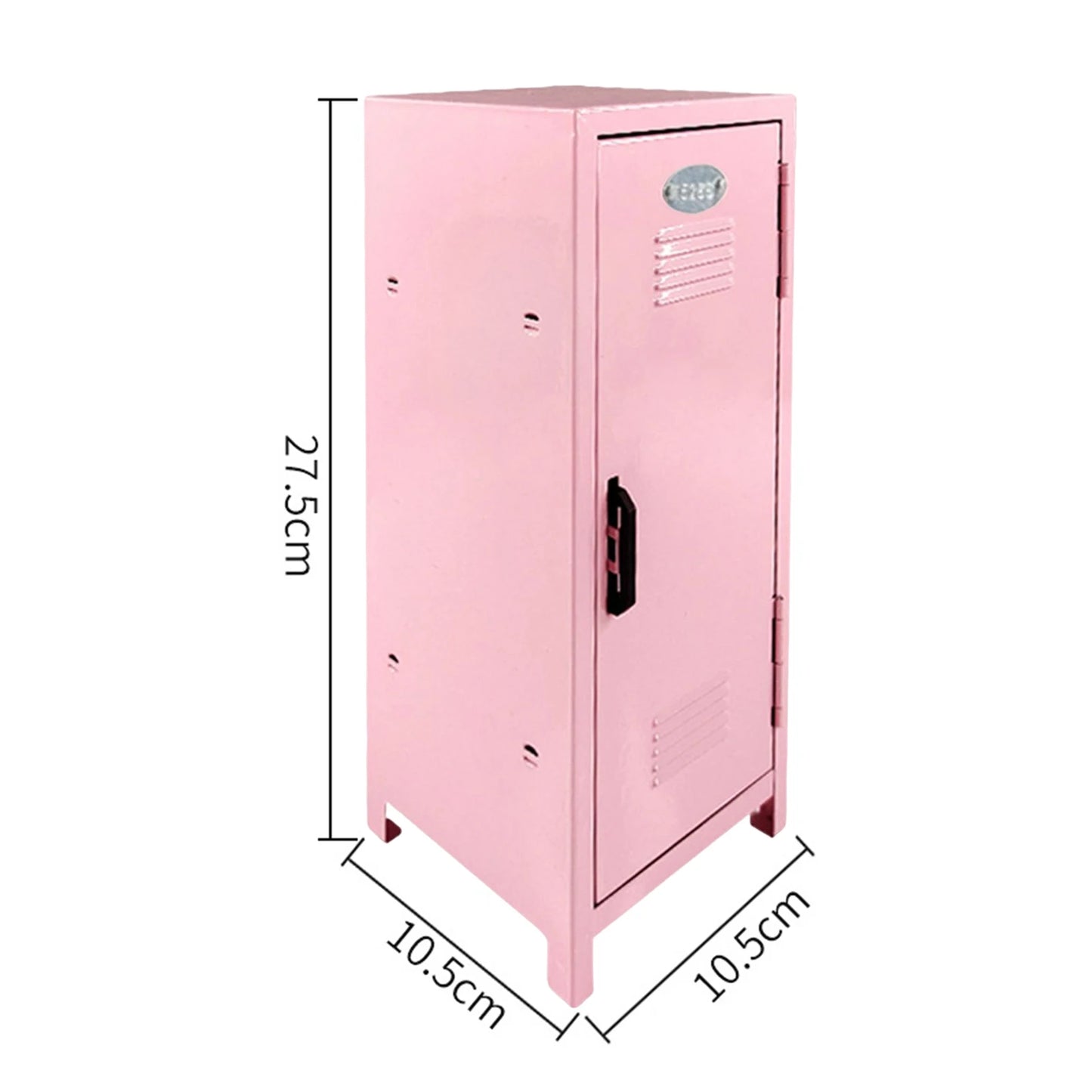 Mini Locker Cabinet Stackable Storage Bin Small Makeup Storage Cabinet Mini Locker Box for Bedroom Apartments Paper Money
