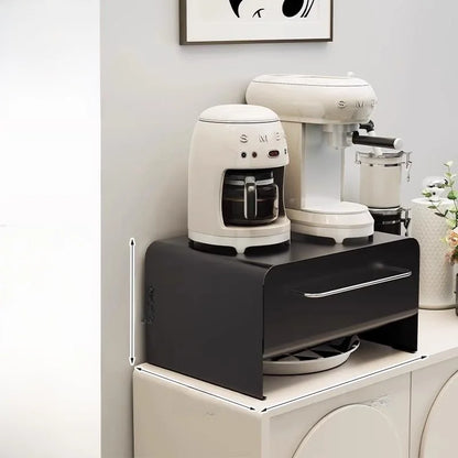 Steel Sliding Door Storage Box | Multipurpose Kitchen & Mug Organizer