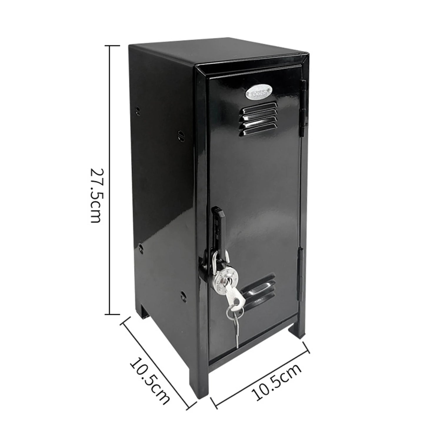 Mini Locker Cabinet Stackable Storage Bin Small Makeup Storage Cabinet Mini Locker Box for Bedroom Apartments Paper Money