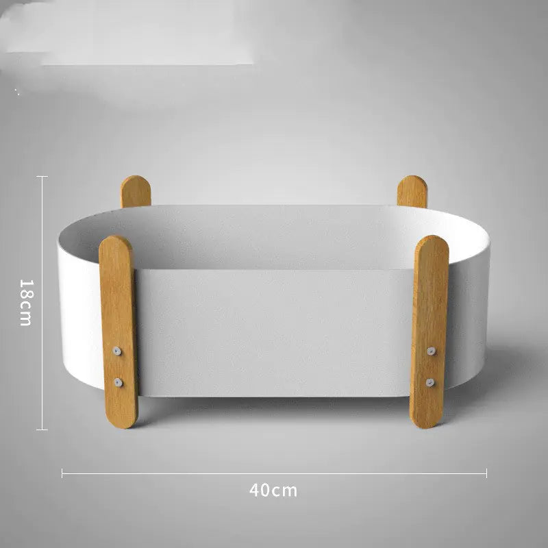 Modern Minimalist Iron Plant Pot | Corrosion-Resistant Nordic Design