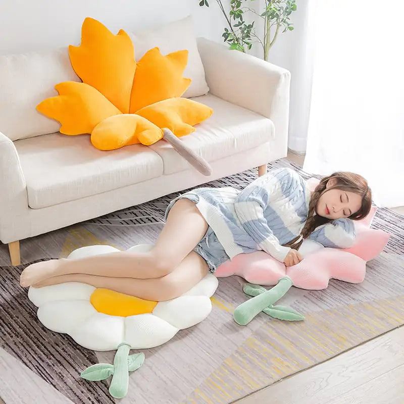 Maple Leaf Shaped Tatami Cushion for Sofa Chair