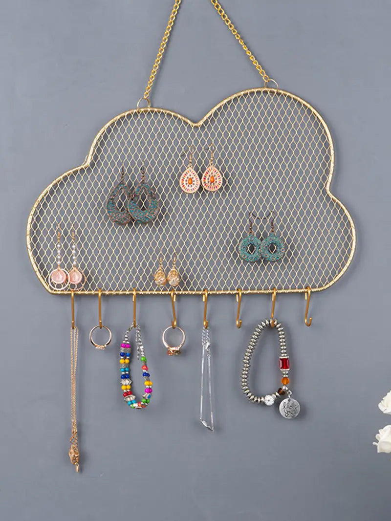 Metal Earring Holder – Hanging Jewelry Organizer & Display Stand