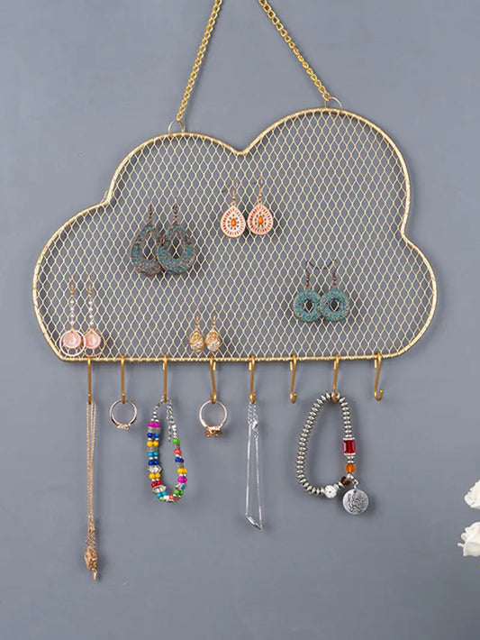 Metal Earring Holder – Hanging Jewelry Organizer & Display Stand
