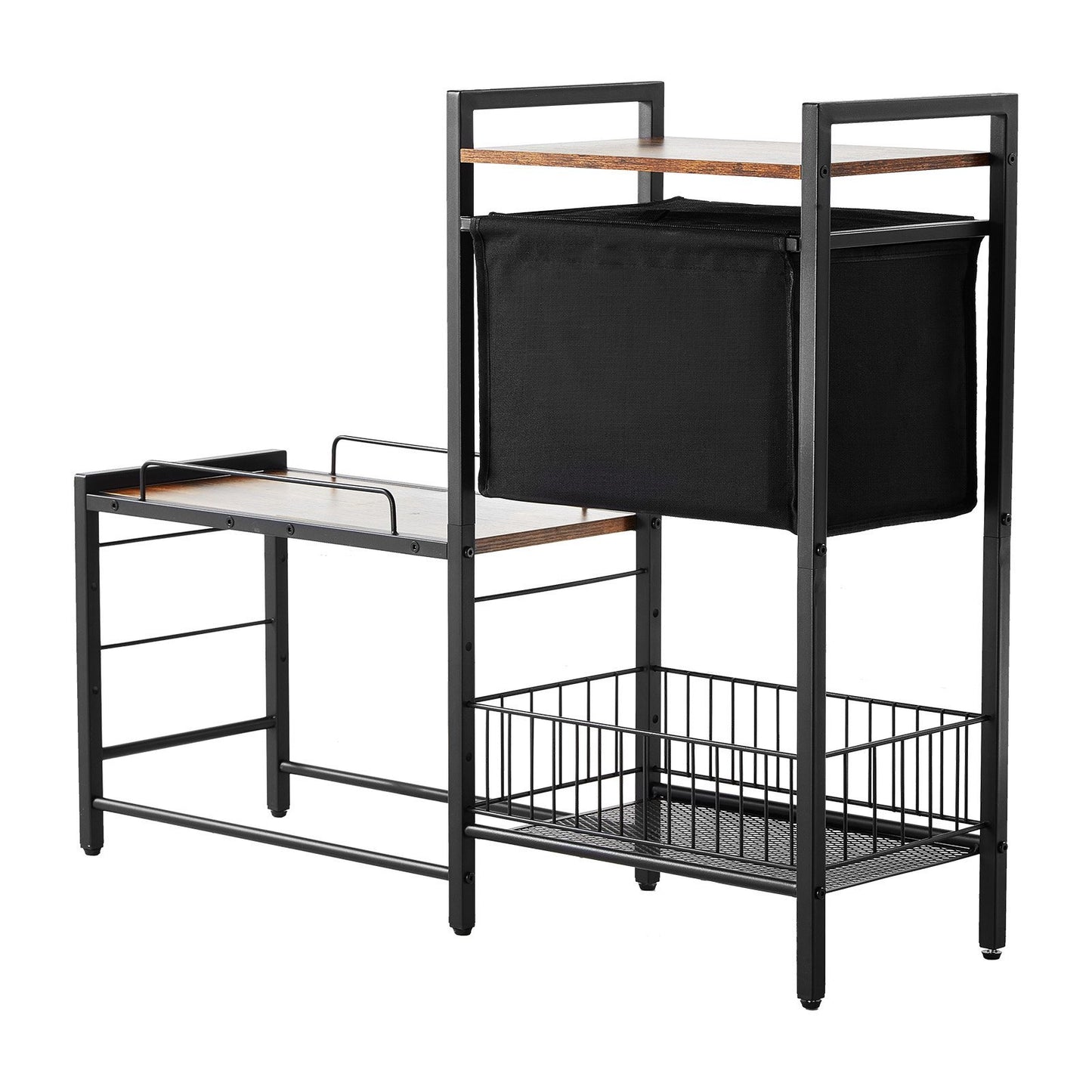 Pet Feeding Station with Storage – Elevated Dog Food & Toy Organizer