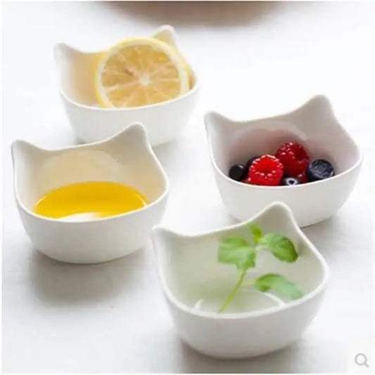 Child-Friendly Cat Shaped Meal Bowl – Porcelain Kids Bowl