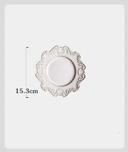 Creative Baroque European Dinnerware Set – Elegant Ceramic Plates & Bowls