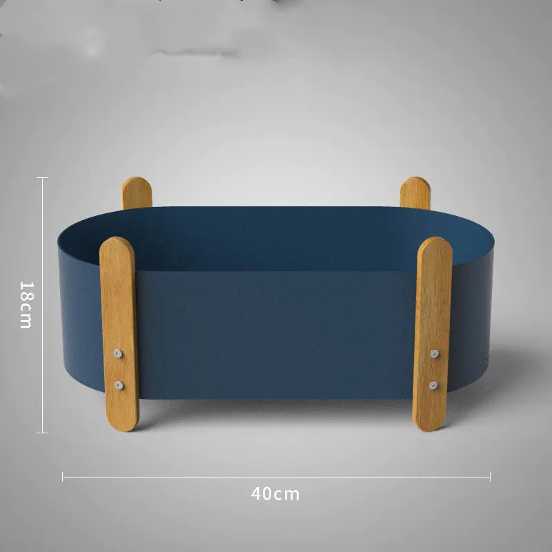 Modern Minimalist Iron Plant Pot | Corrosion-Resistant Nordic Design